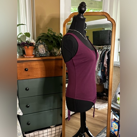 LuLu’s XOXO Burgundy Sleeveless Bodysuit - Picture 4 of 9